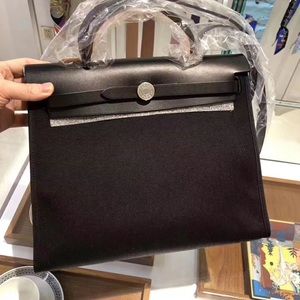 Hermes black herbag 31